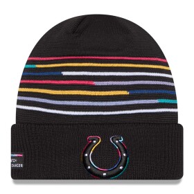 New Era Pánská zimní čepice Indianapolis Colts NFL 2025 Crucial Catch Beanie