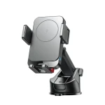 Joyroom JR-ZS241S černá / Držák telefonu do auta / na palubní desku / s bezdrátovým nabíjením (6941237127402)