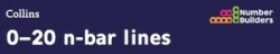 Number Builders — 0–20 N-BAR LINES (Pack of 10)