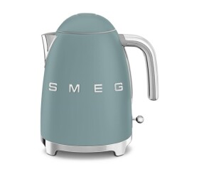 Smeg KLF03EGMEU, rychlovarná konvice, 1,7 l, (7 šálků), 2400 W, styl 50. let, smaragdově zelená