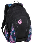 Bagmaster Studentský batoh BAG 9 A PINK/PETROL/BLACK