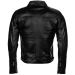 Pánská Kožená Bunda Aziz Ferrero Brixton Černá Velikost: 8XL