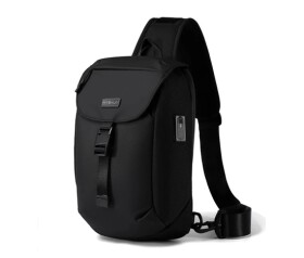 MYBALO Axis kompaktní batoh přes rameno, černá EDF_511634