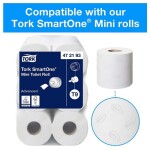 TORK 682000 SmartOne Twin zásobník na toaletní papír bílý T9