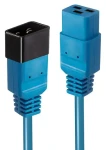 Lindy IEC C19-C20 modrá / Prodlužovací kabel / 3 m / 16 A / 250 V (30122)