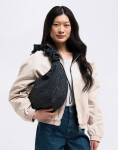 Got Bag Moon Bag Ruffle cat shark black