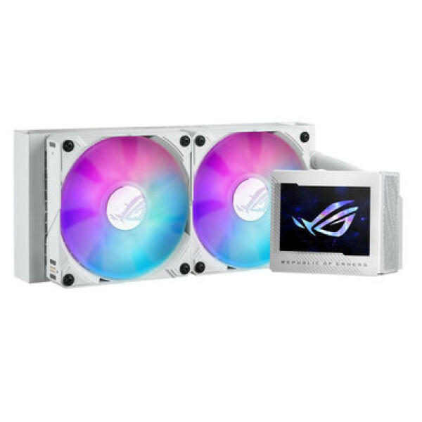 ASUS ROG RYUJIN III 240 bílá / komplet vodního chlazení CPU / 240mm / 29.7 dB / 71.6 CFM / max 2000 RPM / ARGB (90RC00K2-M0UAY0)