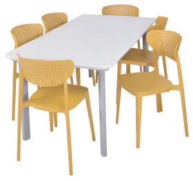 TOOMAX ITALIA DINING plastový stůl - světle šedá