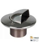 Hugo Lahme vtoková mušle, bronz, vnější závit 1 1/2 , délka 40 mm, pro keramické a prefabrikované bazény