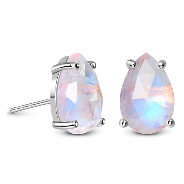 Emporial stříbrné náušnice GU-DR8927E-SILVER-MOONSTONE