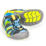 Dětské sandály SEACAMP II CNX, BLACK/BRILLIANT BLUE, keen, 1022984/1022969, černá - 38