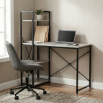 Pracovní stůl 100x48cm, mdf, bělený dub, GD-512 WT