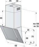 MORA OV 686 GW Komínový odsavač 736210