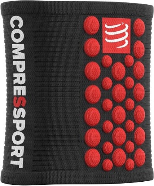 Compressport 3D Dot - Běžecké potítko Compressport Sweatbands 3D Dots - dva kusy - černé