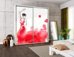 FRONTI Šatní skříň PENELOPA 205 Flamenco 6940