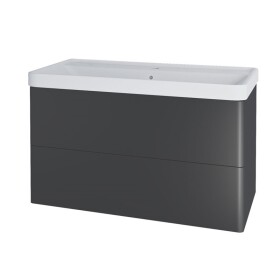 MEREO - Siena, koupelnová skříňka s keramickým umyvadlem 101 cm, antracit mat CN4321