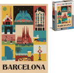 Puzzle Style in the City: Barcelona 1000 dílků - Clementoni
