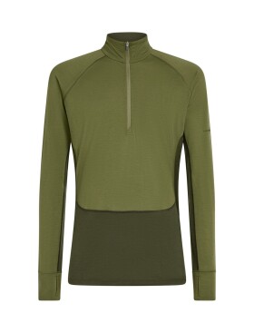 ICEBREAKER Mens Merino 200 ZoneKnit LS Half Zip, Dark Loden/Sphagnum/Cb velikost: XL