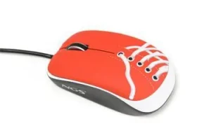 NGS REDSNEAKERMOUSE červená / Myš / Optická / USB / 800 dpi / 3 tlačítka (NGS REDSNEAKERMOUSE)