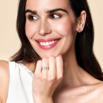 Royal Fashion prsten 14k zlato Vermeil GU-DR23095R-ROSEGOLD-MOONSTONE-TOPAZ Velikost: 10 (EU: 61-63)