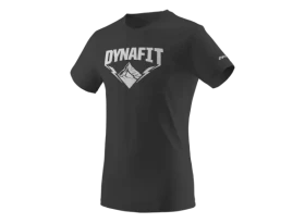 Dynafit triko Graphic CO M TEE Hardcore černá - Dynafit Graphic Cotton pánské tričko krátký rukáv black out/hardcore vel. XL