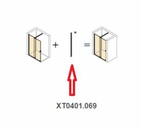 HUPPE - Náhradní díl Hüppe Xtensa pure XT0401.069 XT0401.069