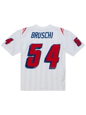 Mitchell & Ness Pánský dres New England Patriots NFL Tedy Bruschi #54 1996 Legacy Throwback White Velikost: L