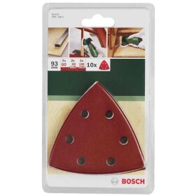 Bosch Accessories 2609256957 sada brusného papíru pro delta brusky s otvory Zrnitost 60, 80, 120, 180, 240 Rozměr přes r