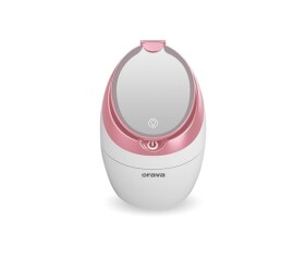 Orava FI-300 obličejová sauna, 280 W, uvolňuje nosní a čelové dutiny, uvolňuje svaly a zmírňuje bolest, bílá / růžová