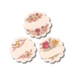 Dortisimo Nejedlá marcipánová dekorace Bombasei Květiny (12 ks)