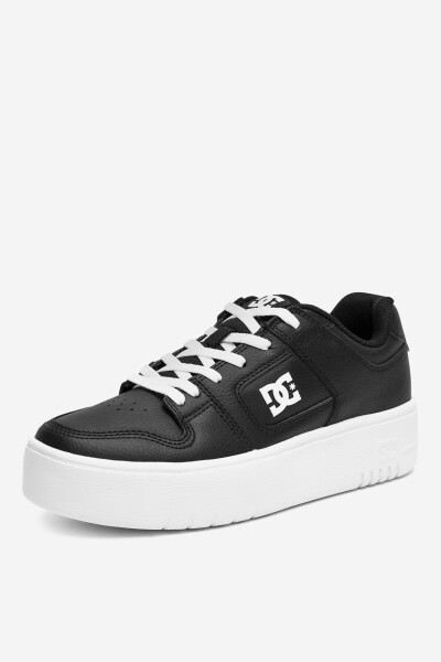 Sportovní obuv DC Shoes MANTECA 4 PLATFORM ADJS100156-BKW Syntetický materiál,Přírodní kůže (useň) - Lícová