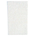 DpCraft Nalepovací kamínky 3 mm pastelové s duhovými odlesky 806 ks
