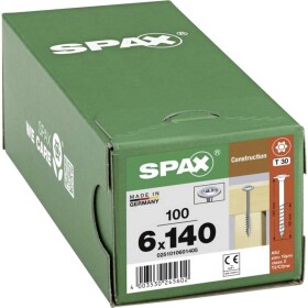SPAX 0251010601405 R 88193 m.Spitze/T-STAR šroub do dřeva 6 mm 140 mm T-STAR plus ocel WIROX 100 ks