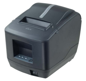 CP-Q1 Pokladní tiskárna s řezačkou, USB+LAN, černá, tisk v českém jazyce