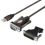 Unitek Y-105A černá / Redukce USB-A - DB-9 / RS-232 / 1,5 m (Y-105A)