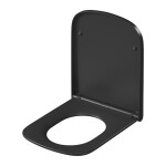 CERSANIT - Toaletní sedátko LARGA čtverec SLIM WRAP DUR SC EO ONE BUTTON antracit BOX K98-0268