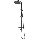 REA - Sprchový set s baterií 150mm Lungo černý metalický REA-P8763