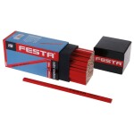 FESTA 13266 Tužka tesařská HB, 250mm, červený lak, sada 50ks