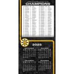JF Turner Kalendář Boston Bruins NHL 2026 Wall Calendar