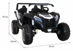 Mamido Elektrické autíčko Buggy UTV 24V 4x200W bílé