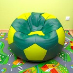 FRONTI Dětský taburet MÍČ 50 cm - tmavězelená + zelená