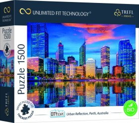 Puzzle Cityscape: Odraz města Perth, Austrálie 1500 dílků - Trefl