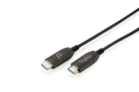 Digitus HDMI AOC kabel 60m černá / HDMI kabel / 8K 60 Hz / 48 Gbps / HDMI 2.1 (AK-330126-600-S)