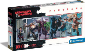 Puzzle Panorama: Dungeons & Dragons 1000 dílků - Schleich Wild Life
