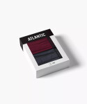 Boxerky Atlantic 2MBX-025/25 A'2 S-2XL grafitovo-červená S