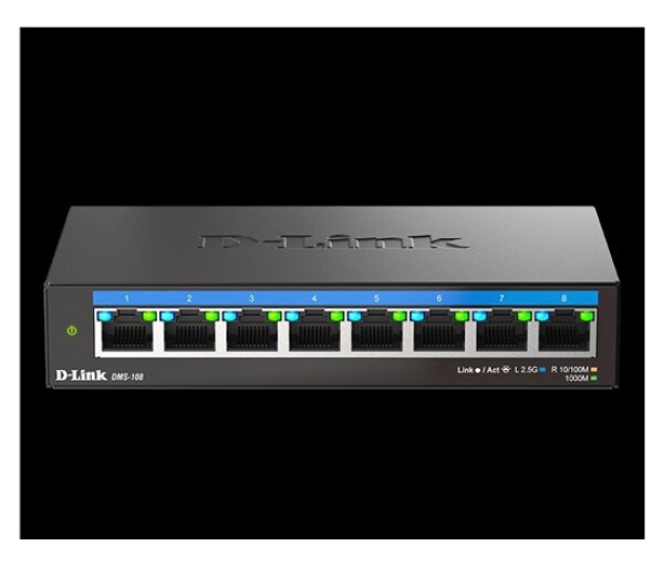 D-Link DMS-108/E 8-Port Multi-Gigabit Unmanaged Switch EDF_385608