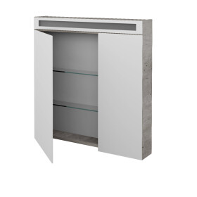 Dřevojas - Dvoudveřová galerka AIR GA2NOE 80 - D01 Beton 134969