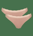 Sloggi GO Blush String 2P - Cameo Brown - SLOGGI Cameo Brown - SLOGGI CAMEO BROWN M