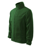 Jacket fleece pánský lahvově zelená 06 (brand label) XL