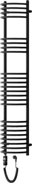 MEXEN/S - Eros radiátor + topná tyč 1600 x 318 mm, 900 W, černá W112-1600-318-2600-70